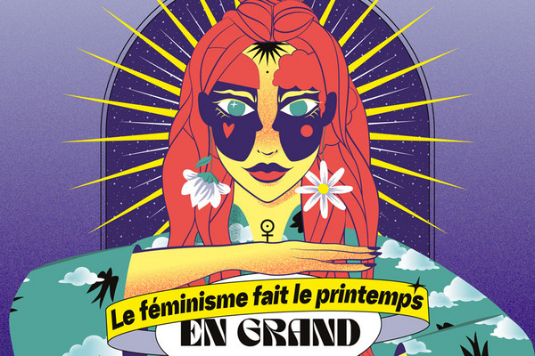 Affiche - Le féminisme fait le printemps en grand